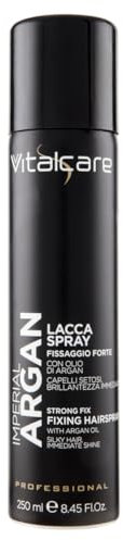 Vitalcare | Imperial Argan - Spray Hairspray, Strong Fixing, Lacquer with Argan Oil, for Silkier and Shinier Hair, 250 ml
