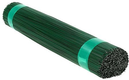 Blumen-Senf 100 Stück Steckdraht grün 0,80 mm x 280 mm Basteldraht Blumendraht