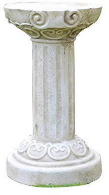 HH Home Hut Garden Ornament Plant Pot Stand Roman Column Decoration Outdoor Indoor 52cm tall