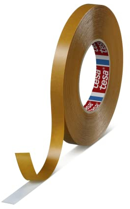 tesafix 4970 | Extra stark haftendes, doppelseitiges Klebeband | Farbe: weiß, Länge: 50 m, versch. Breiten (15 mm x 50 m)
