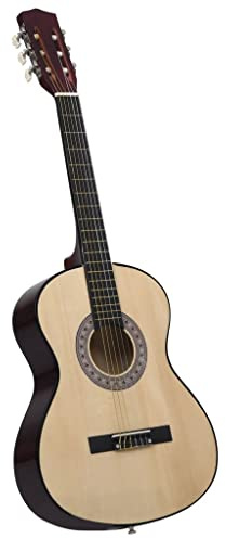vidaXL Klassische Gitarre für Anfänger und Kinder 3/4 36 Lindenholz