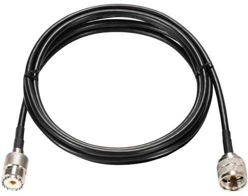 Greluma 2m UHF PL259 hane till SO239 hona koaxialkabel RG58 för CB radio skinka radioantenn amatör mobil sändtagare walkie talkie