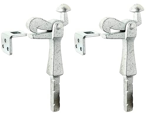Alberts 410902 Torfeststeller | zum Einbetonieren | Höhe 191 mm | Tiefe 52 mm | 2er Set