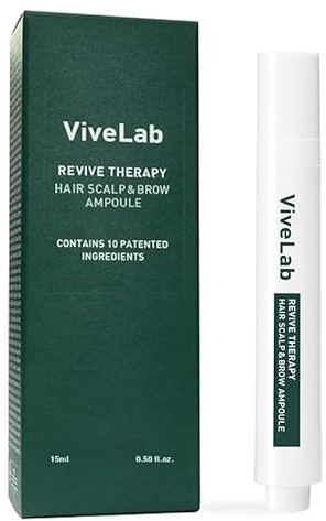 Scalp&Hair Serum for Thinning Hair by Vivelab,15ml–Clinically Tested,Nourishing Formula with Biotin,peptide. Promotes Healthy Scalp&Fuller-Looking Hair