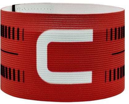 Mezeic Kapitänsbinde für Fußball Unisex C Kapitänsbänder Jugendliche & Erwachsene Kapitäns Armband Elastisch Einstellbare Sport Armbinde