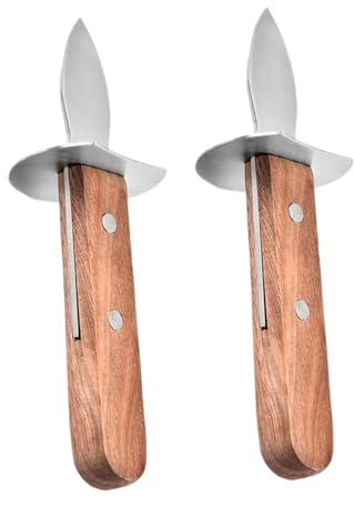ABOOFAN 2pièces Couteau à Huître Outil pour Ouvrir Fruits De Mer Couteaux à Huitres Coupe-huîtres Ouvre-huitre Couteaux Huitres Couteau Professionnel