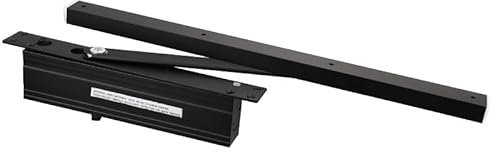 THYXGS Chiudiporta Elettrico Nascosto, Chiudiporta Automatico con Posizionamento a 90°, Larghezza Porta 1100-2100 Mm, Peso Porta 35-60 Kg/35-75 kg, Tampone Idraulico, Dispositivo di Arresto