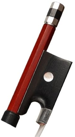 Geigenbogen zum Spielen Geigenbogen aus brasilianischem Holz Geigenbogen aus natürlichem Schachtelhalm achteckiger Bogen exquisiter Geigenbogen(4/4)