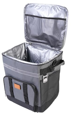 Isolierte Kühltasche 35 L mit Rädern Große Kapazität für Camping Outdoor und Picknick Leicht Transportierbar mit Griff und Verstellbaren Rädern Weiche Kühlbox für Lebensmittel Getränke
