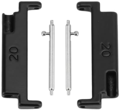 Yechiry 1 Paar Metall Uhren Armband Adapter, 20 Bis 22mm Uhren Armband Anschluss Adapter mit Feder Stangen Metall Uhren Armband Stecker für Universal-Uhren Armband Ersatz (1 Paar)