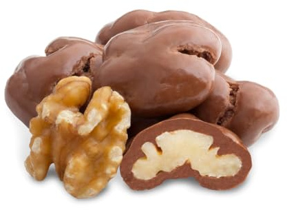 Milk Chocolate Coated Walnuts – Premium Walnuts in Smooth Milk Chocolate | Sweet Nut Snack | Vegetarian | UK Seller | Ideal for Gifting, Sharing & Snacking (125 g)