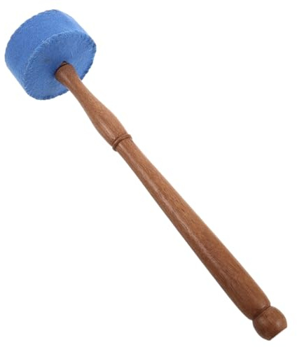 YARNOW Mazo para Cuenco Tibetano de Madera Fieltro Accesorio de Resonancia para Meditación y Rituales para Percusión Musical