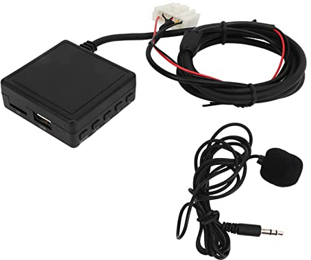 Bil Bluetooth-adapter Bärbara handsfreesamtal Brusreducering Bluetooth 5.0-mottagare med AUX-ingång för 3 6 M3 M6 Pentium B70 2006 och uppåt modeller ABS-material