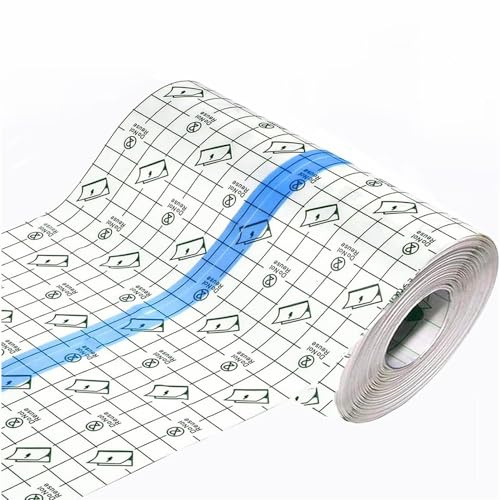 Duschpflaster Wasserfest Pflaster 10x5 cm Wasserfestes Wundpflaster Tattoo Folie Heilung Wasserdichte Duschauflage Klebebandage für Duschen Sport Hautschutz