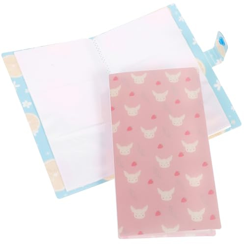 VICASKY Classeur D'autocollants pour Nail Art Lot de 2 Albums de Rangement 120 Emplacements en Plastique Léger, Protège Stickers, pour Nail Art