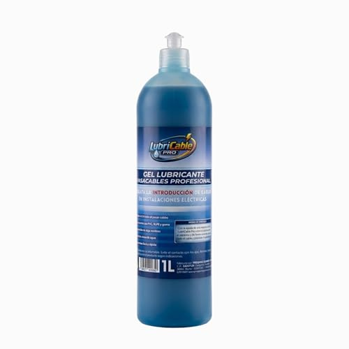 Lubricante Pasacables 1L | LubriCable Pro Gel – Reduce la Fricción, Base Agua, No Mancha, Compatible con PVC, XLPE y Goma – Uso Profesional Electricistas