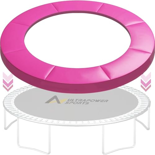 ULTRAPOWER SPORTS Federabdeckung Randschutz Randabdeckung für Trampolin 305cm – 8Stangen Rahmenpolsterung Bunt PVC - UV beständig