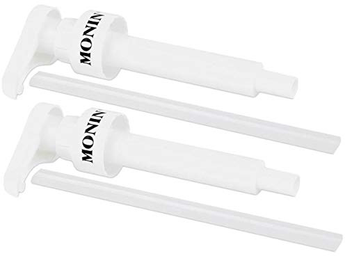 Monin Dosier-Pumpe für Monin Sirup 0,7 L und 1,0 Liter (2er Pack)