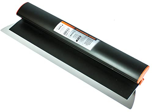 Flächenspachtel Professional Series - Spachtel zum Verputzen von Wänden und Decken - Skimming spatula mit deutlich hoherer Steifheit - Made in EU- (Flächenspachtel 55cm)