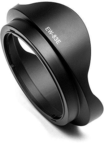 Fotover EW-83E Gegenlichtblende Sonnenblende Streulichtblende Ersatz kompatibel mit Canon EF-S 10-22mm f/3.5-4.5 USM & EF 16-35mm f/2.8 L USM, EF 17-40mm f/4.0 L USM Objektiv