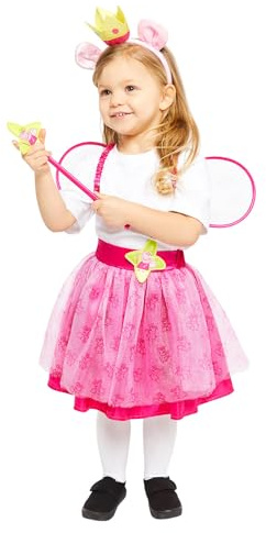 Amscan - Kinderkostüm Peppa Wutz, Fee, Prinzessin, mit Flügel, Karneval, Mottoparty