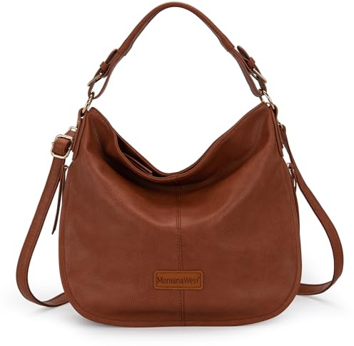 Purses and Handbags for Women Hobo Purses Adjustable Crossbody Shoulder Bags Tote handbag MWW16-1022BR