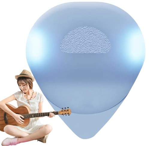Supatmul LED Leuchtendes Gitarrenplektrum, Personalisiertes Leuchtendes Plektrum, Langlebig Gitarren-Zubehör für Musikliebhaber Gitarrenanfänger