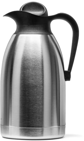 Forgast Thermoskanne, 2 Litern, Langzeit-Temperaturhaltung, Elegantes & funktionales Design, abschraubbarem Deckel und ergonomischem Griff, Edelstahl für Langlebigkeit und einfache Reinigung