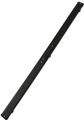 ULDHXAVW Pool-Koffer, Snooker-Billard-Box für einzigartige Stöcke, 157 cm, bietet Platz für Zwei Pools, schwarz weiß