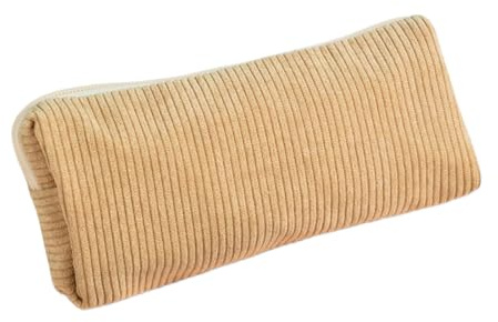 Zueyen Federmäppchen Aesthetic, Mäppchen Cord-Stoff, Kleine Make Up Tasche, Pencil Case Schulmäppchen Für Mädchen Jungen Teenager Schule, Büro (Aprikose)