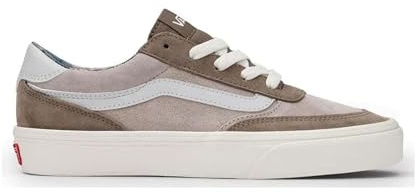 Vans Brooklyn LS, Zapatillas Mujer, E2V - Outdoor Plaid Warm Taupe, 38 EU