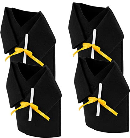 Alasum 4pezzi Mini Graduation Gown Wine Bottle Covers Decorazione Festiva Per Bottiglie Accessorio Elegante Per Feste Di Laurea e Celebrazioni Atmosfera Divertente e Chic