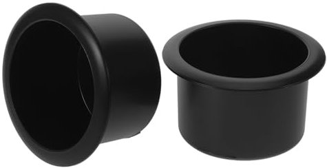 MUCKLILY 2piezas Copa Sostenedora De Plástico para Coche Organizador De Bebidas para Sofá RV y Barco Porta Vasos Antivibración Reemplazo De Posavasos Diseño Moderno y Cómodo