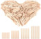 200 Pcs Wooden Dowels, 4 Sizes Mixed Wood Dowels, 6mm Dowel, Assorted Dowel Pins for Professional Carpenters DIY, Craft Projects, Furniture Woodwork