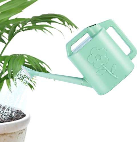 Canna per irrigazione da esterno - Design LEAKPROVE di grande capacità con uscita regolabile | Metallo resistente per giardino, giardino e piante da interno, manico bilanciato per il massimo comfort