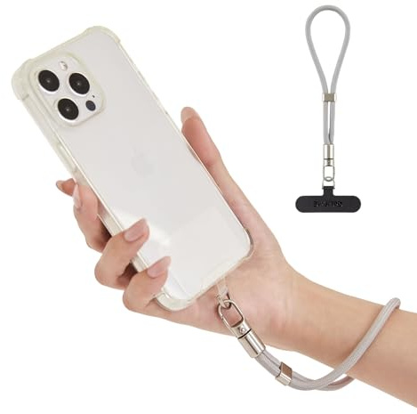 Golifyne Phone Wrist Strap | 6mm Wristlet Lanyard + Nylon & TPU Tether Tabs | Anti-Theft Armband for iPhone/Samsung/Most Cellphones