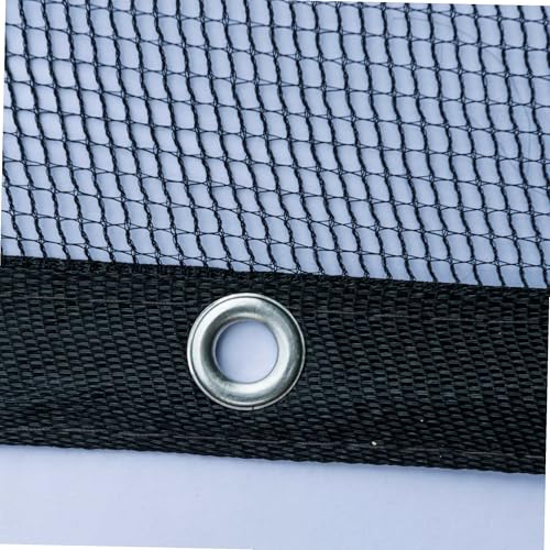 WERKA PRO Filet de Protection Multifonction 100g/m2 6 x 10 m | Polyéthylène, traité anti-UV, polyvalent, robuste, durable, léger, usage extérieur, maille 4 x 6 mm, noir, poids 2,75 kg