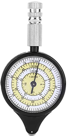 Watris Veiyi Mini-Kartenmessgerät, Entfernungsrechner Tools, Outdoor Distance Caculator, für Camping Wandern Freizeitsport Freizeitsport