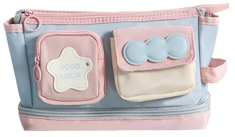 Estuche para lápices, estuche de gran capacidad para niñas
