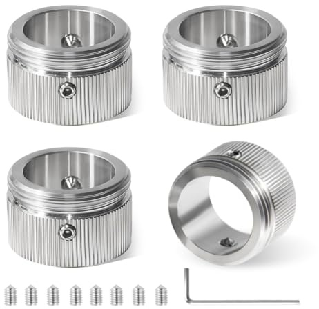 4 unidades M30 x 1,5 adaptador de termostato para radiador, acero inoxidable 304, válvula de calefacción, adaptador RA/Rav/Ravl, válvula de radiador, cabezal termostático con rayas, accesorio para