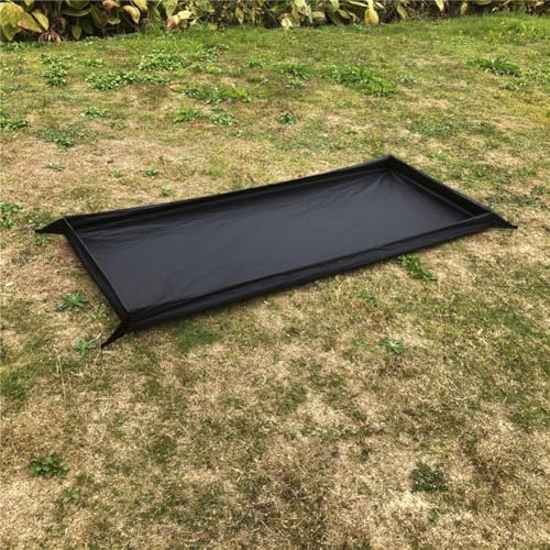 Besttoolifes Leichte Bodenplane, Zelt-Bodenplane, wasserdicht, 210D-Oxford-Stoff, Camping-Fußabdruck, Badewannen-Bodentuch mit 4000 mm Bewertung für Zelte für Planen und einfach zu montieren (200 x 80