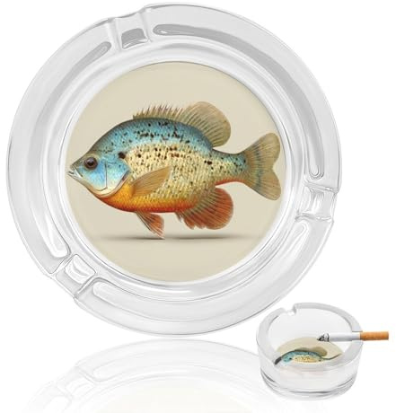 Cenicero vintage de cristal para cigarrillos, ceniceros decorativos portátiles para decoración del hogar y la oficina