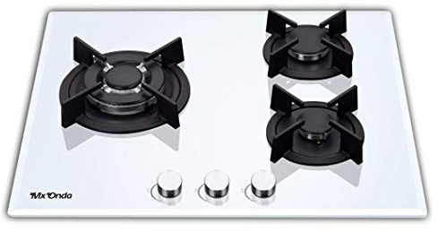 Mx Onda S0422626 Placa de Gas Natural, 3 Fogones, 60 cm