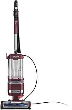 Shark LA401 Navigator Lift Away ADV Upright Vacuum with PowerFins Brush Roll, LED Headlights and Advanced Swivel Steering, Red (Renewed)