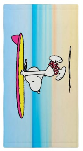 Franco Collectibles Peanuts Snoopy Badetuch, superweich, Baumwolle, 152,4 x 76,2 cm, 100 % offizielles Lizenzprodukt