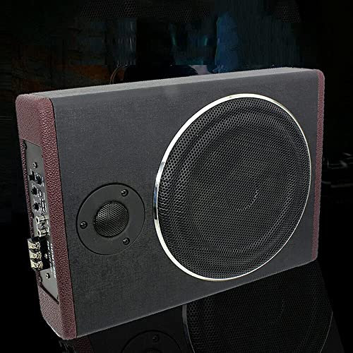 Lightakai Subwoofer per auto da 8 pollici, 600 W, subwoofer per auto attivo, ultra sottile, compatto