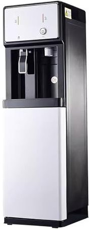 Freestanding Mains Fed Unit Floor-Loading Standing Water Cooler, Ice And Hot Dual Function,Ideal For Home Office Commercial