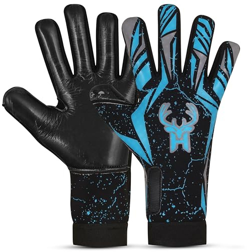 HHH Football Goalkeeper Gloves For Youth Adult Professional Soccer Goalie Gloves with 4mm Anti-Slip German Latex Super Grip Palms For the Toughest Saves Goalkeeping Gloves (8)