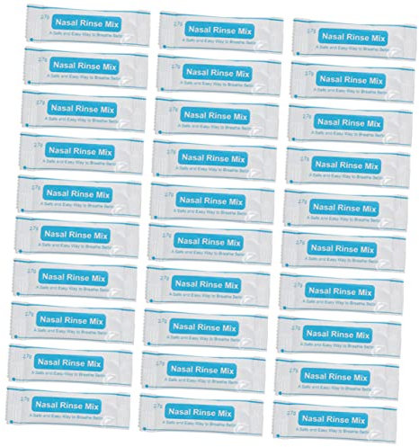 Gogogmee 80pezzi Bustine Nasale Per Lavaggio Nasale Rapido Senza Granulosità Protezione Cavità Uso Quotidiano e Adulti