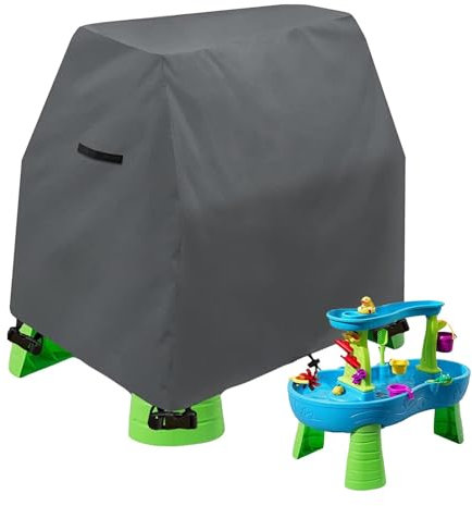 Kids Sand and Water Table, Heavy-Duty 420D Beach Activity Table Sandbox with for Toddler S Sensory Table Beach Toys for Kids Sand Table,Grey